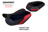 Benelli TRK 702 2023 2024 Seat Cover Tappezzeria Comfort Red Black