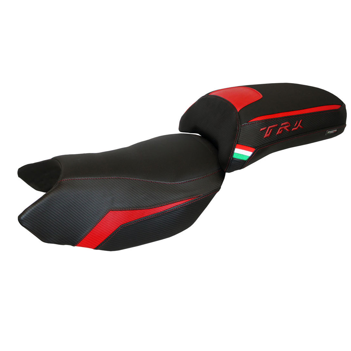 Benelli TRK 502 2017-2020 2021 2022 2023 Seat Cover Tappezzeria Red Black