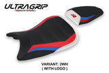 BMW S1000R M Sport 2021 2022 2023 Seat Cover Tappezzeria Ultragrip White HP SE