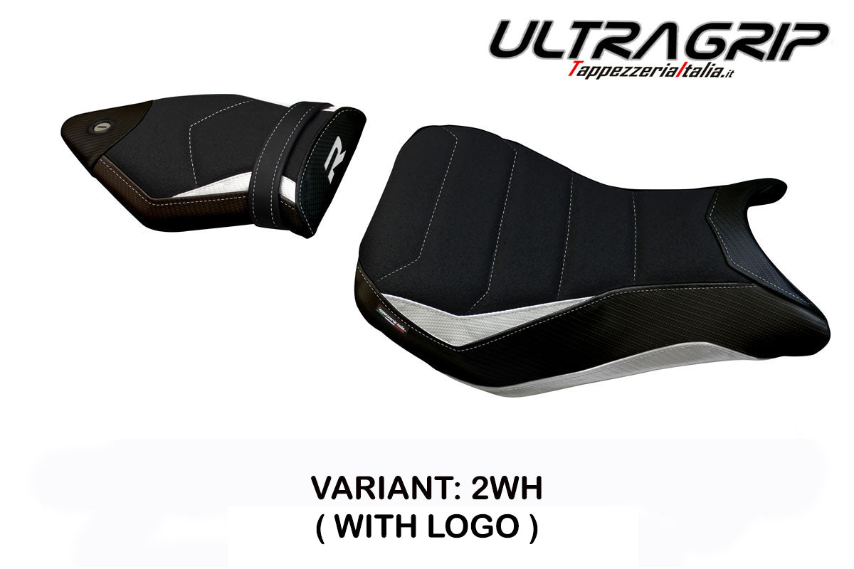 BMW S1000R 2014-2017 2018 2019 2020 Seat Cover Tappezzeria Ultragrip White Blk