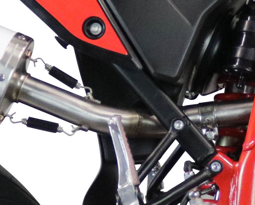 GPR Exhaust for Beta RR 125 4T Enduro 2021-2023, Furore Evo4 Nero, Slip-on Exhaust Including Link Pipe and Removable DB Killer