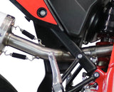 GPR Exhaust for Beta RR 125 4T Enduro 2021-2023, Furore Evo4 Nero, Slip-on Exhaust Including Link Pipe and Removable DB Killer