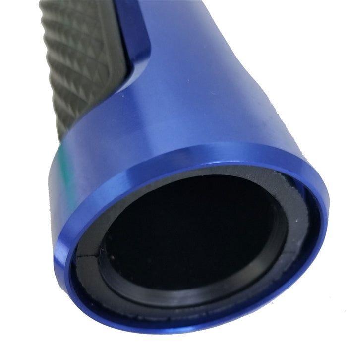 Suzuki GSXR Black and Blue Aluminum / Rubber Gel Grips