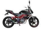 GPR Exhaust for Benelli Bn 125 2021-2023, M3 Black Titanium, Full System Exhaust, Including Removable DB Killer