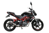 GPR Exhaust for Benelli Bn 125 2021-2023, M3 Inox , Full System Exhaust, Including Removable DB Killer