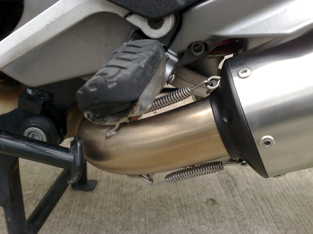 GPR Exhaust System Moto Guzzi Norge 850 2006-2011, Trioval, Slip-on Exhaust Including Removable DB Killer and Link Pipe