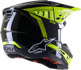 ALPINESTARS SM5 Motorcycle Helmet - Beam - Black/Gray/Yellow - 2XL 8303722-1151-2X