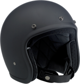 BILTWELL Bonanza Motorcycle Helmet - Flat Black - Small 1001-201-202