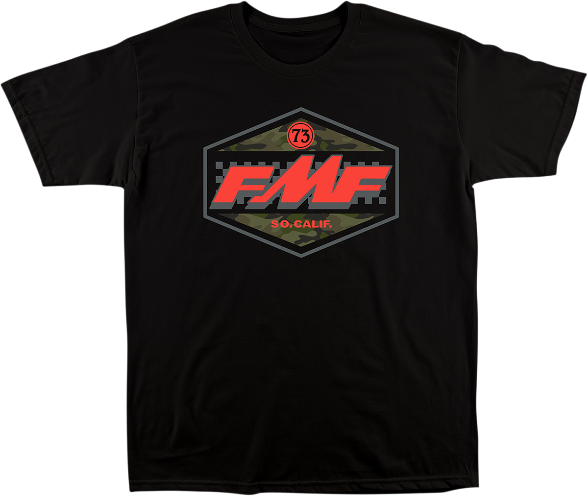 FMF Holeshot T-Shirt - Black - Medium SP21118906BKMD 3030-20496