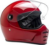 BILTWELL Lane Splitter Motorcycle Helmet - Gloss Blood Red - Small 1004-837-102