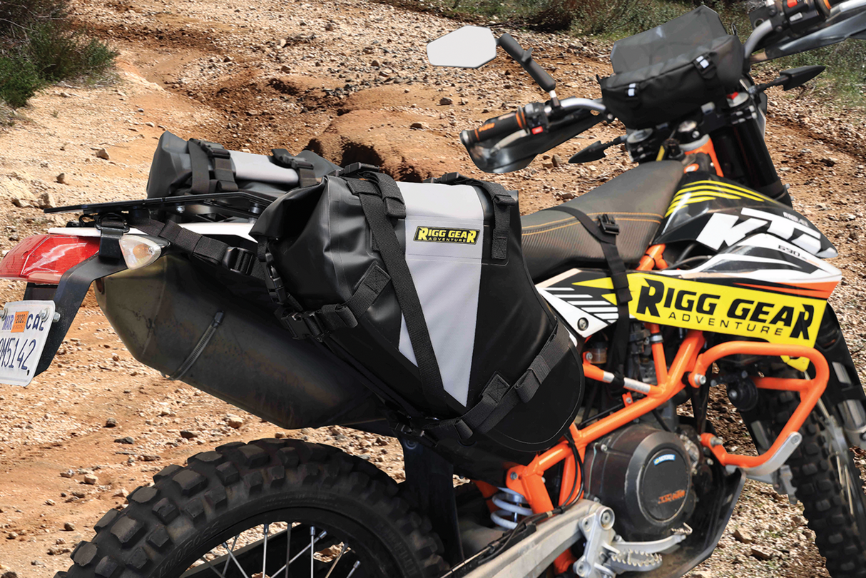 NELSON RIGG Hurricane Dual Sport Saddlebags - Black/Gray SE-4014