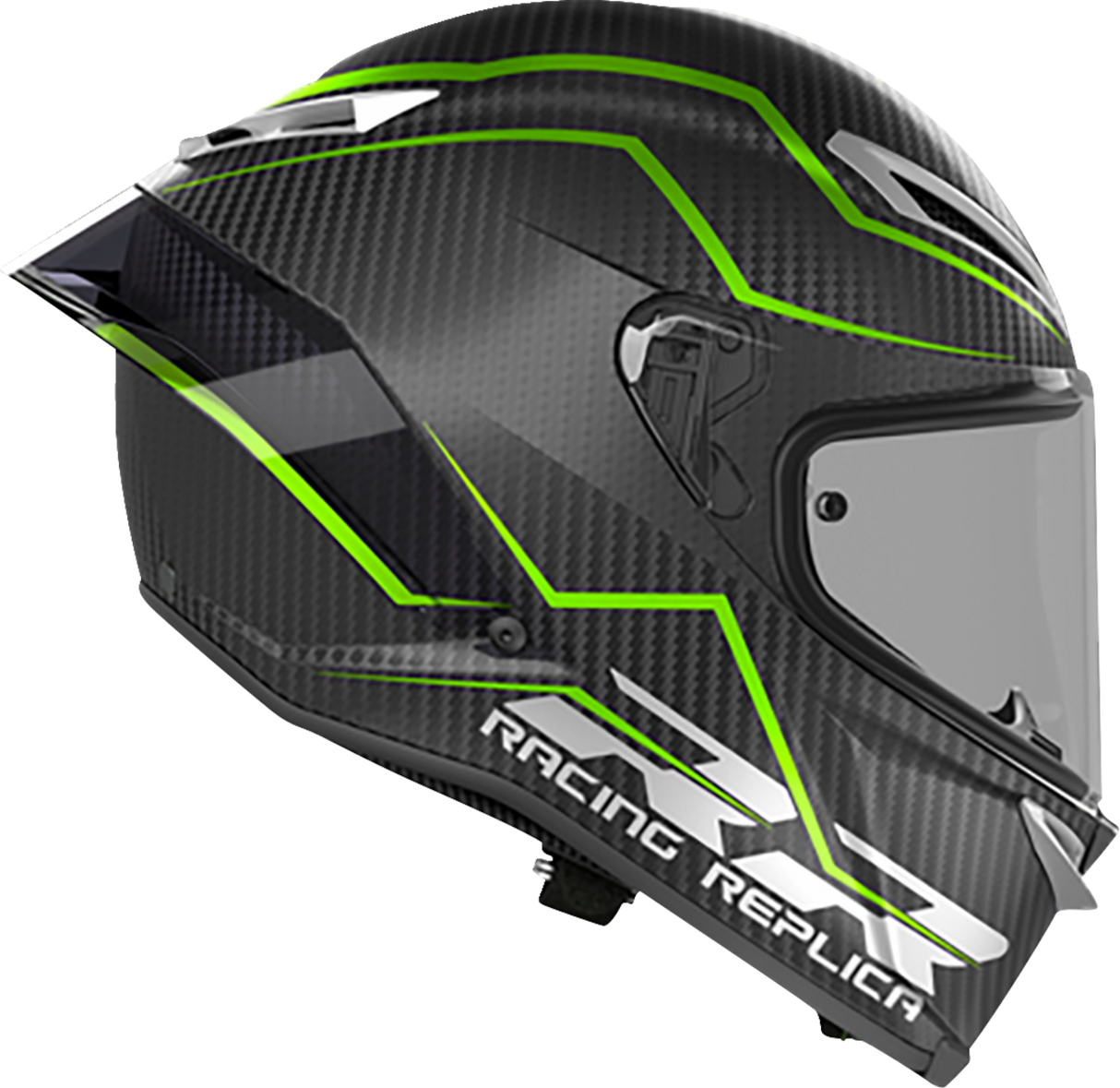 AGV Pista GP RR Motorcycle Helmet - Performante - Carbon/Lime - Small 2118356002-018-S