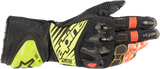 ALPINESTARS GP Tech v2 Gloves - Black/Fluo Yellow/White/Fluo Red - Medium 3556622-1503-M