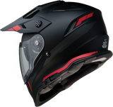 Z1R Range Motorcycle Helmet - Uptake - Black/Red - Small 0140-0014