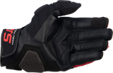 ALPINESTARS Halo Gloves - Black/White/Bright Red - 3XL 3504822-1304-3X