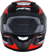 AFX FX-99 Motorcycle Helmet - Recurve - Black/Red - Large 0101-11113