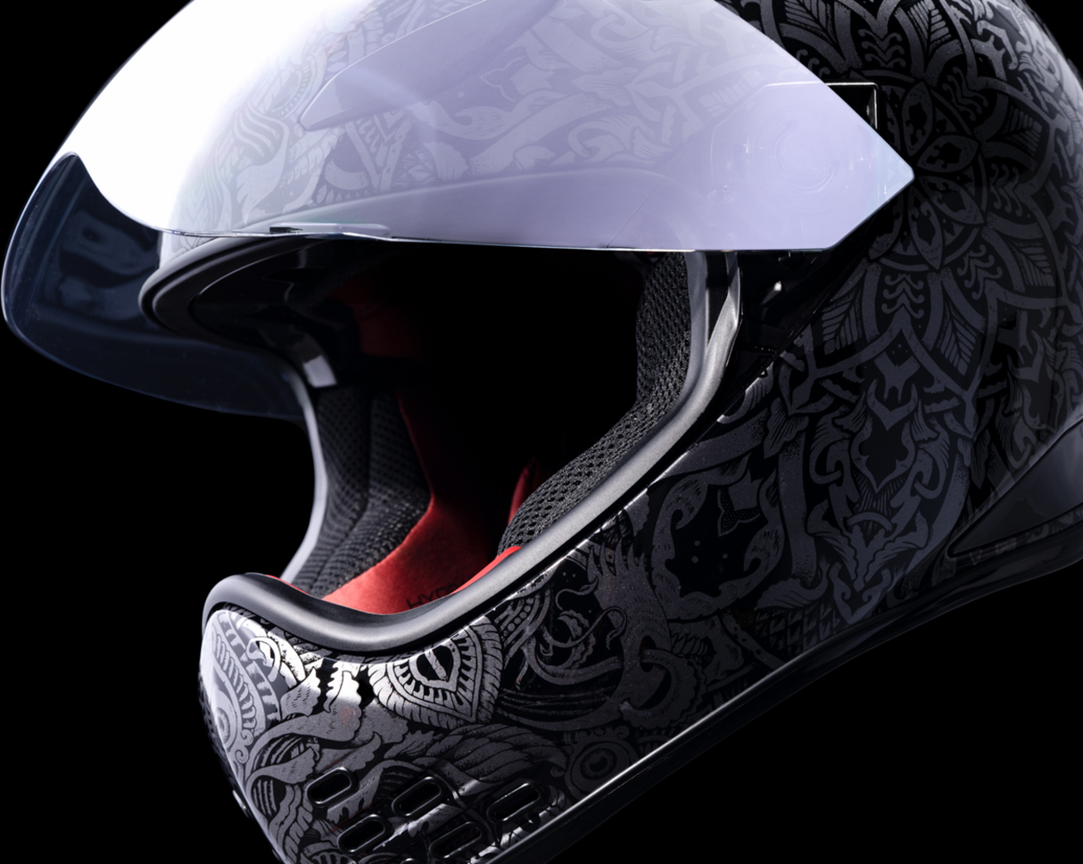 ICON Domain™ Motorcycle Helmet - Gravitas - Black - Small 0101-14959