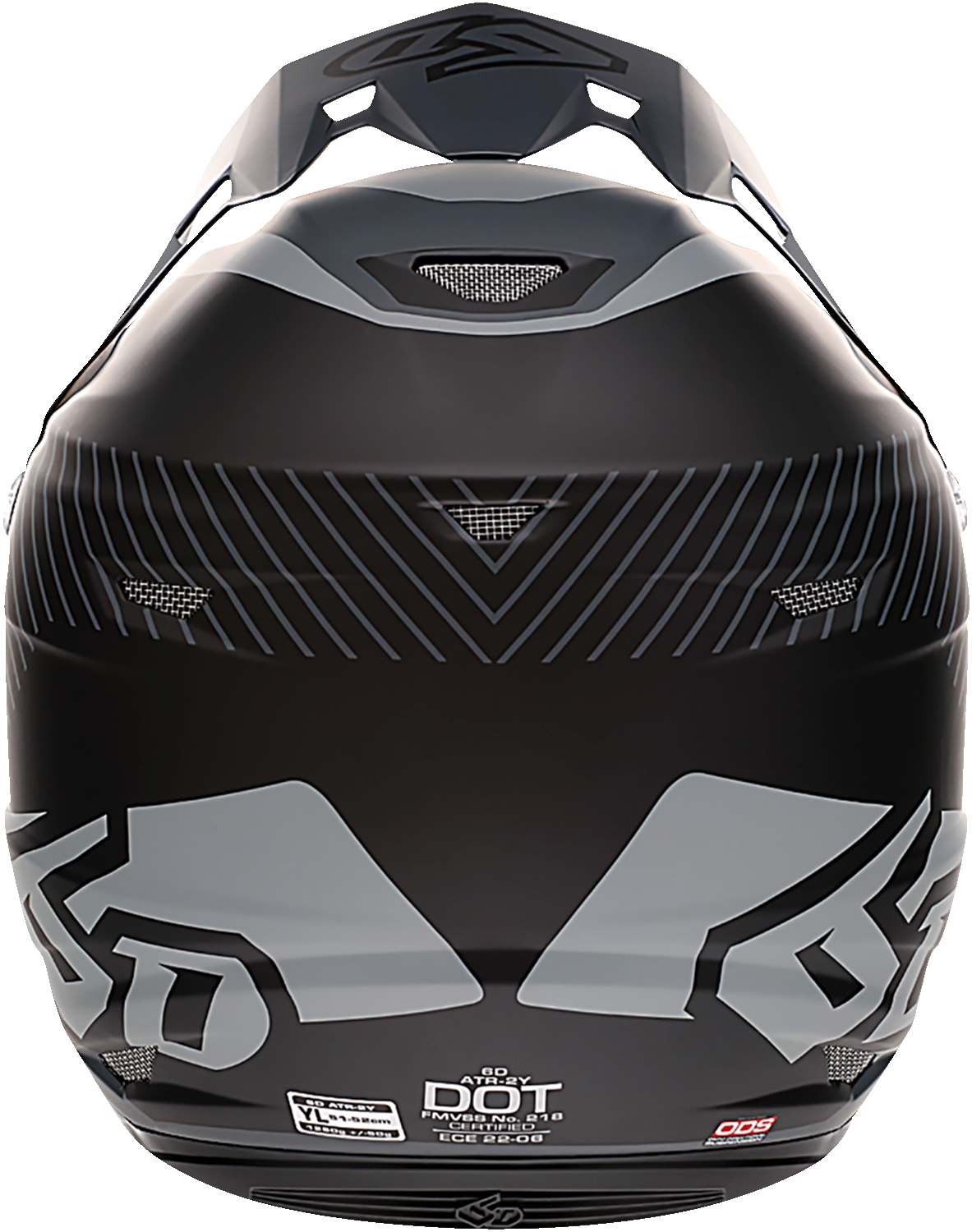 6D ATR-2Y Motorcycle Helmet - Fusion - Black - Small 11-6400