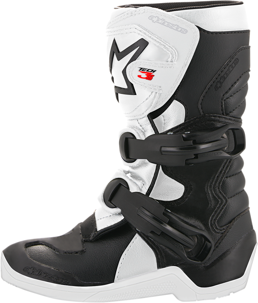 ALPINESTARS Youth Tech 3S Boots - Black/White - US 13 2014518-12-13