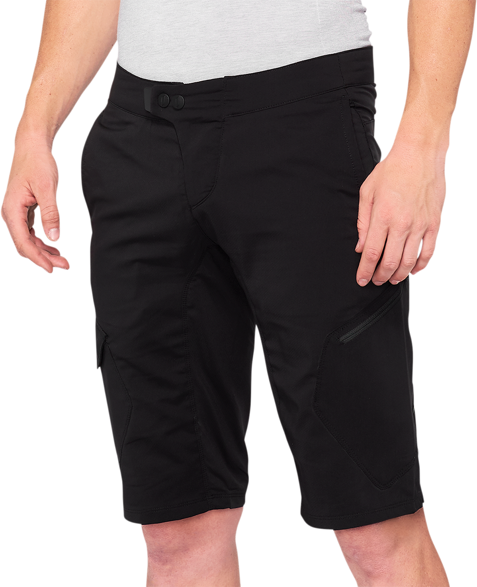 100% Ridecamp Shorts - Black - US 28 40029-00000