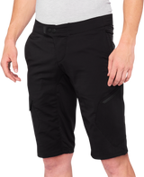 100% Ridecamp Shorts - Black - US 34 40029-00003