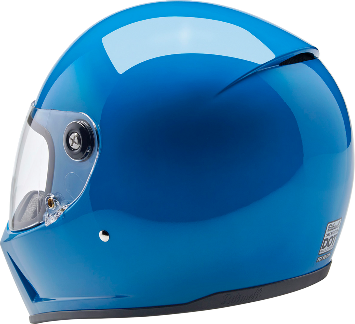 BILTWELL Lane Splitter Helmet - Gloss Tahoe Blue - 2XL 1004-129-506