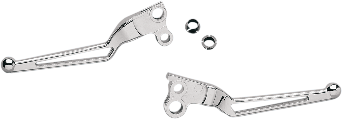 DRAG SPECIALTIES Clutch/Brake Lever Set - Stealth Series 273150-BC3-N