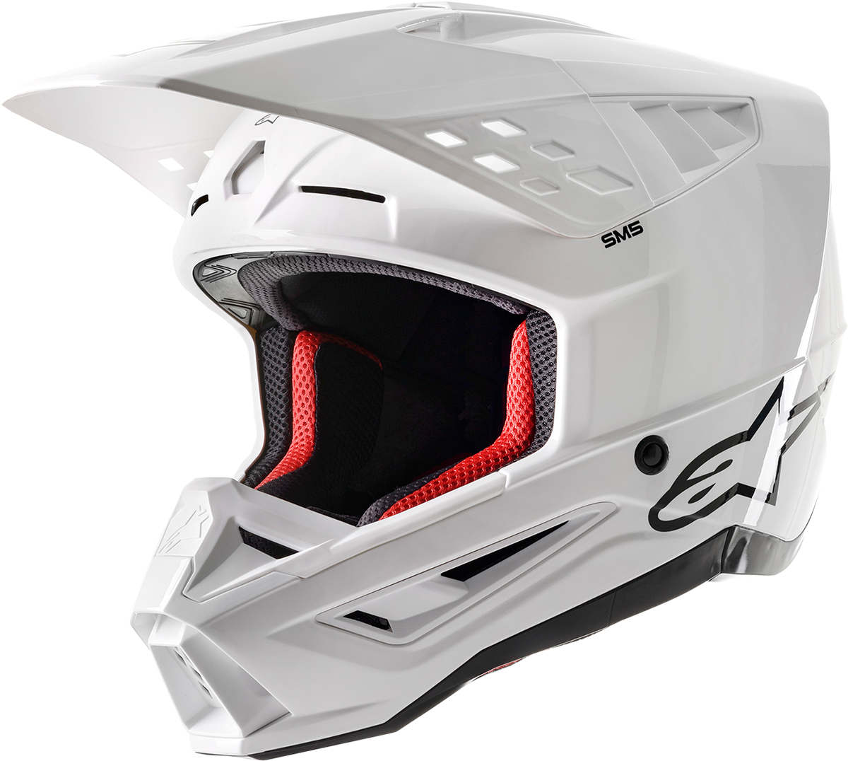 ALPINESTARS SM5 Motorcycle Helmet - Solid - Gloss White - XL 8303121-2180-XL