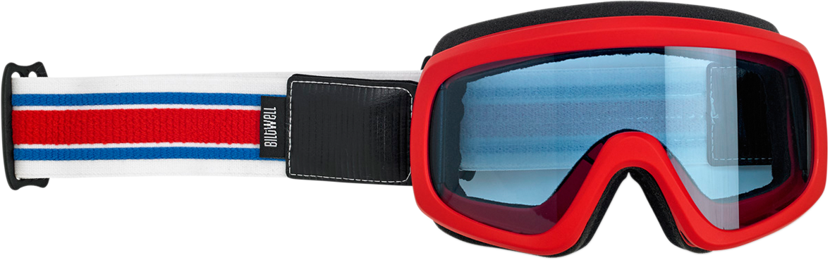 BILTWELL Overland 2.0 Goggles - Racer - Red/White/Blue 2111-5605-007