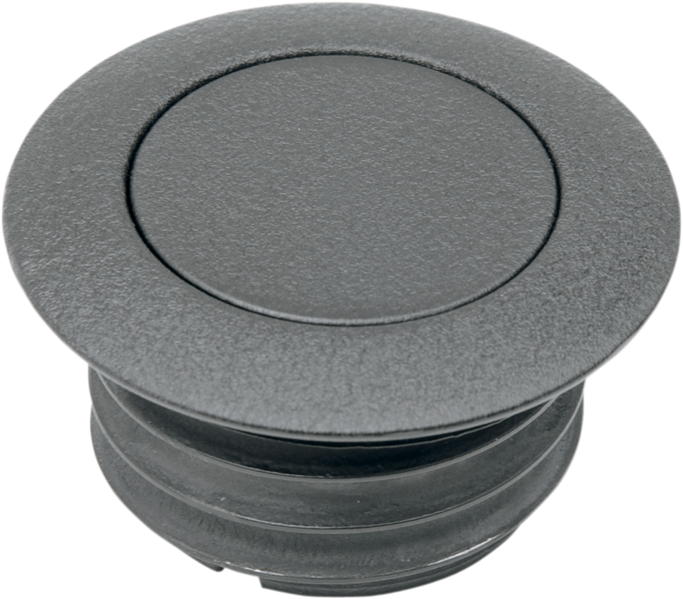 DRAG SPECIALTIES Gas Cap - Vented Pop-Up - Black Wrinkle 03-328B-A