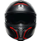 AGV Tourmodular Motorcycle Helmet - Frequency - Matte Gunmetal/Red - 2XL  211251F2OY00516