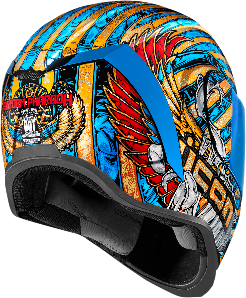 ICON Airform™ Motorcycle Helmet - Pharaoh - Gold - XS 0101-14085