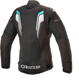 ALPINESTARS Women Stella T-GP Plus R v3 Air Jacket - Black/White/Teal - 2XL 331062012702X