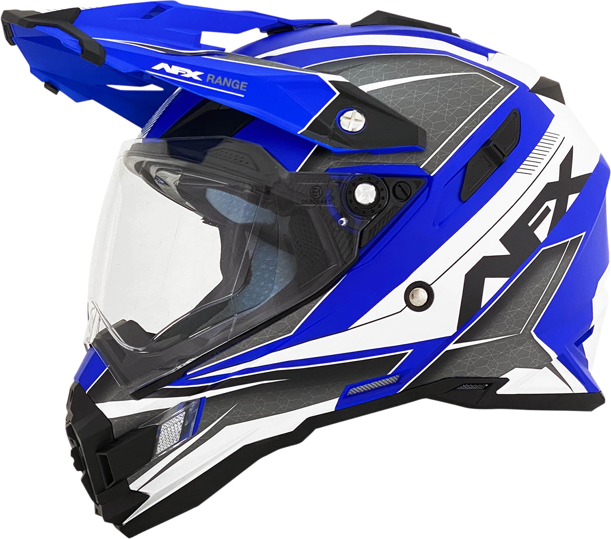 AFX FX-41 Motorcycle Helmet - Range - Matte Blue - Medium 0140-0072