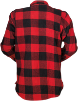 Z1R Duke Flannel Shirt - Red/Black - Medium 3040-2815