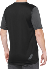 100% Ridecamp Jersey - Charcoal/Black - Medium 40027-00006