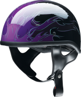 Z1R CC Beanie Motorcycle Helmet - Hellfire - Purple - XS 0103-1338