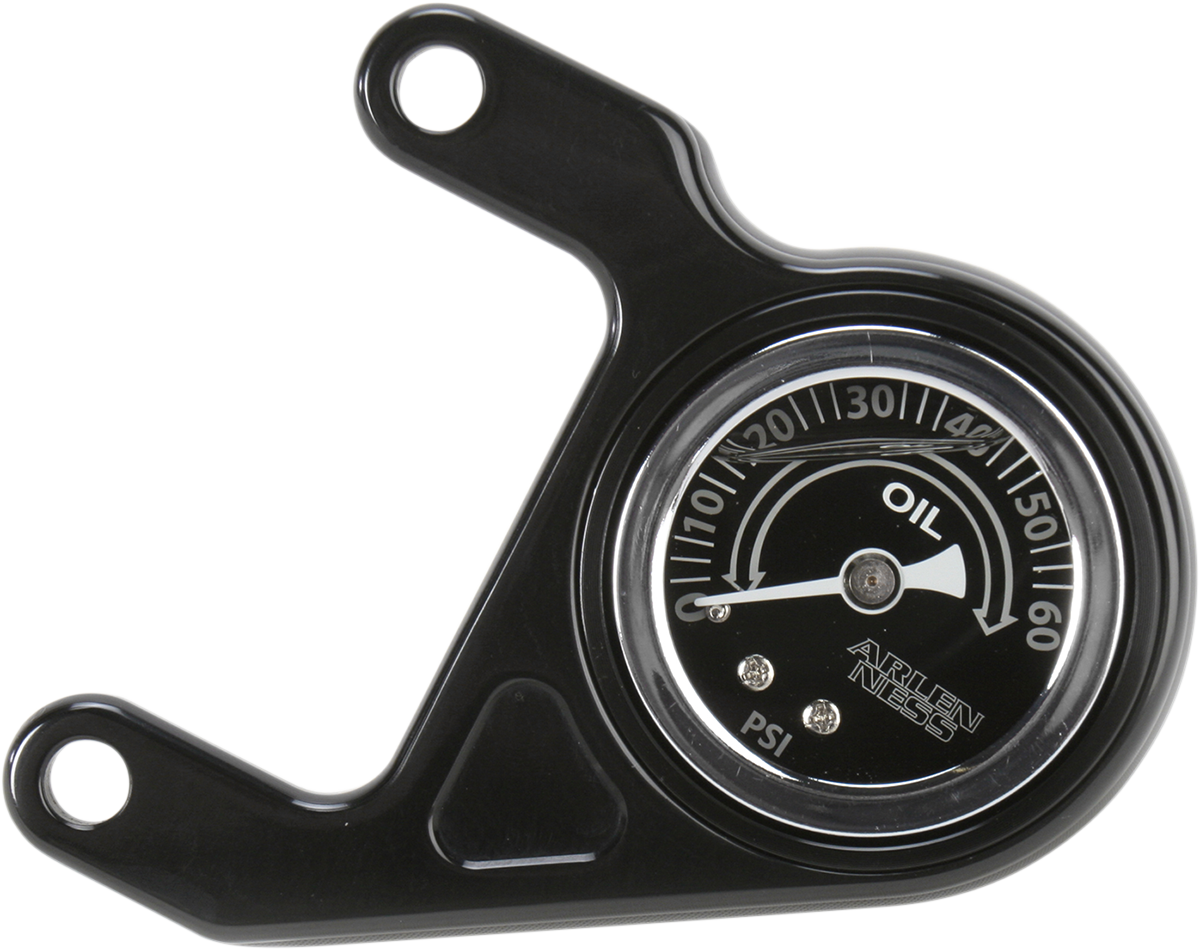 ARLEN NESS Oil Pressure Gauge Kit - Radius - Black 15-676