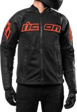 ICON Mesh AF™ Leather Jacket - Slayer - Small 2810-3907