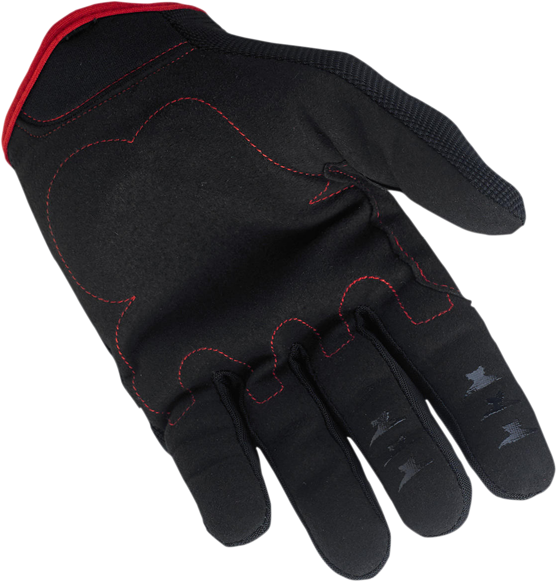 BILTWELL Moto Gloves - Black/Red - Large 1501-0108-004