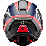 ALPINESTARS Supertech R10 Motorcycle Helmet - Team - Matte Black/Carbon Red Fluo/Blue - XS 8200224-1383-XS