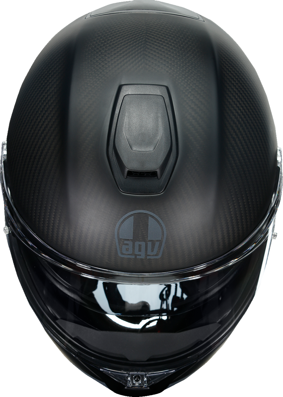 AGV SportModular Motorcycle Helmet - Dark Refractive - Carbon/Black - Medium 211201O2IY01412