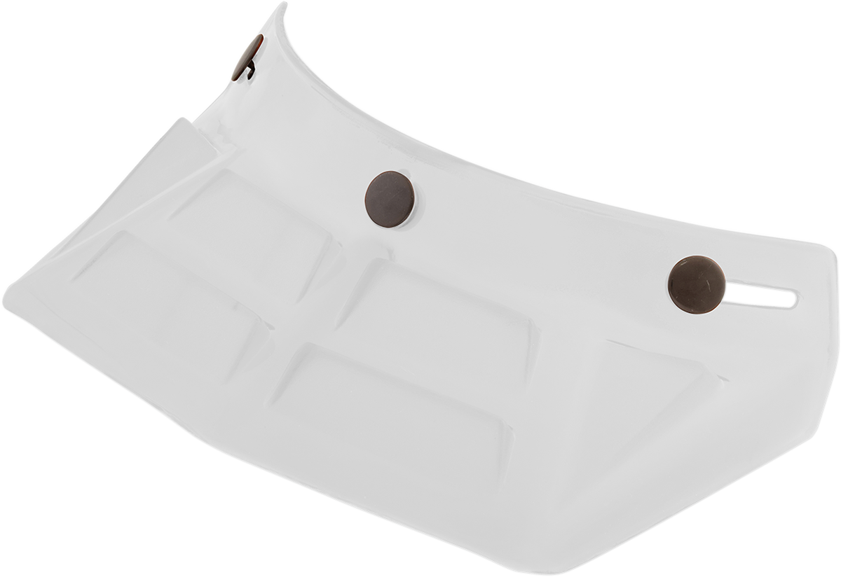 AFX Vintage 3-Snap Visor - 6-Vents - Gloss White 0132-1028