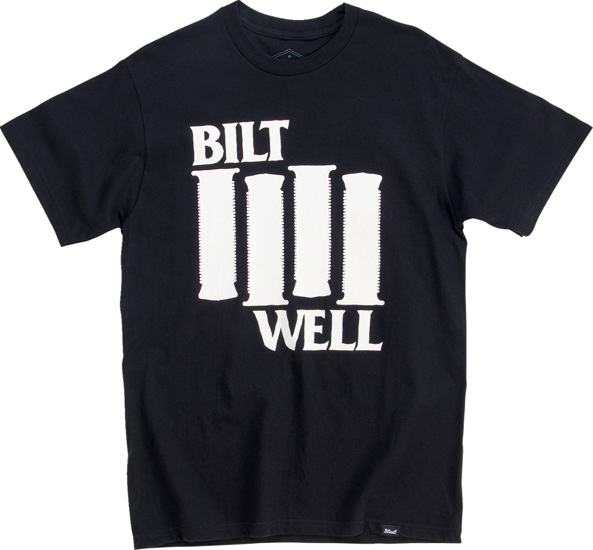 BILTWELL Damaged T-Shirt - Black - Medium 8101-073-003