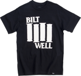 BILTWELL Damaged T-Shirt - Black - Medium 8101-073-003