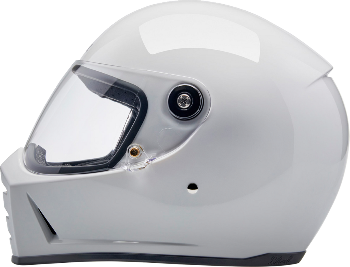 BILTWELL Lane Splitter Motorcycle Helmet - Gloss White - Medium 1004-104-503