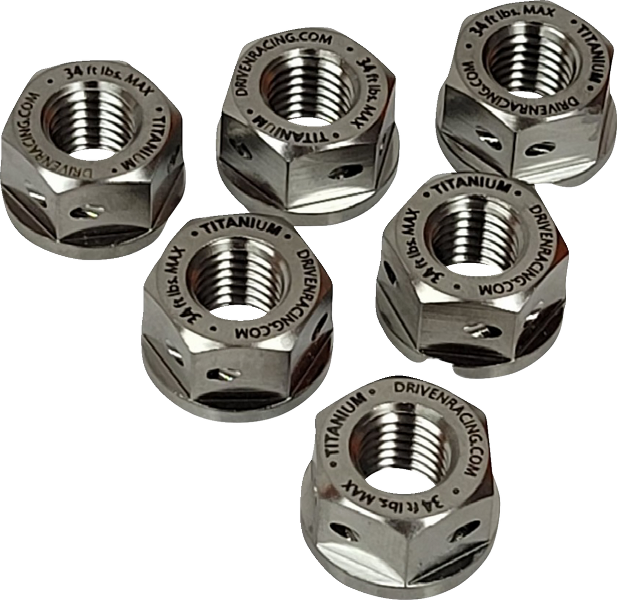 DRIVEN RACING Sprocket Nuts - Titanium DSN-TN