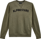 ALPINESTARS Soph Crew Fleece - Military - Large 121251512690L