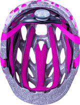 KALI Child Chakra Lighted Bicycle Helmet - Confetti - Gloss Pink - XS 0221022124