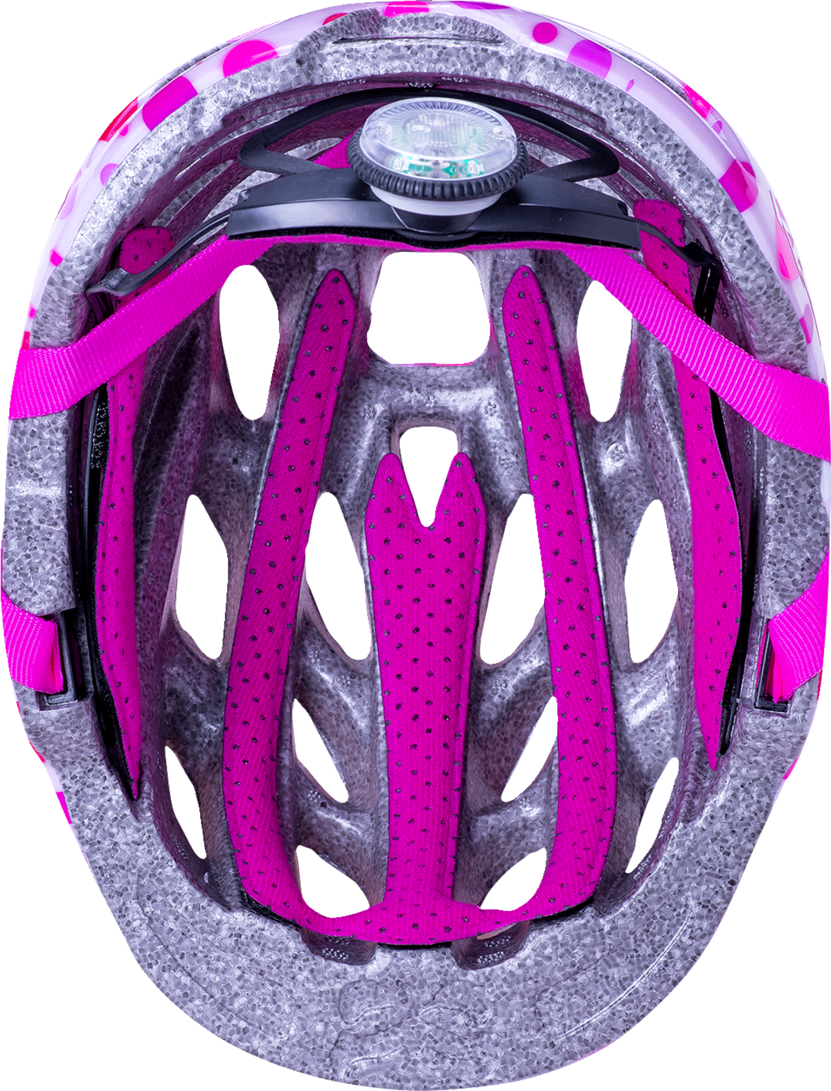 KALI Child Chakra Lighted Bicycle Helmet - Confetti - Gloss Pink - Small 0221022125